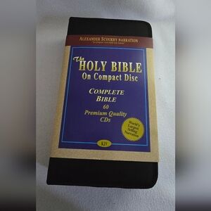Alexander Scourby Narration Holy Bible on CD.
